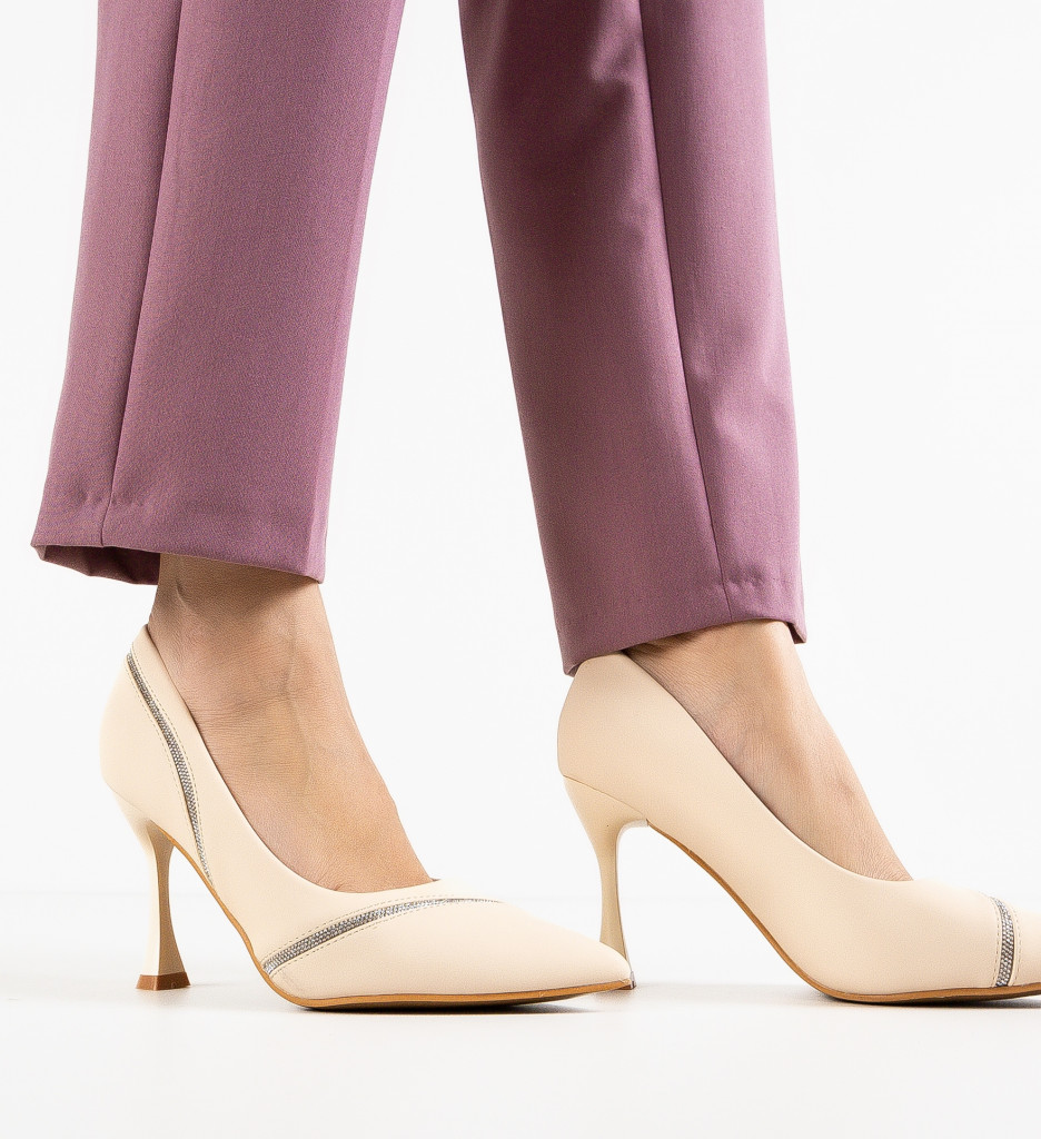 Pantofi Dama Zaid Bej | Eleganță și Confort - imagine 3