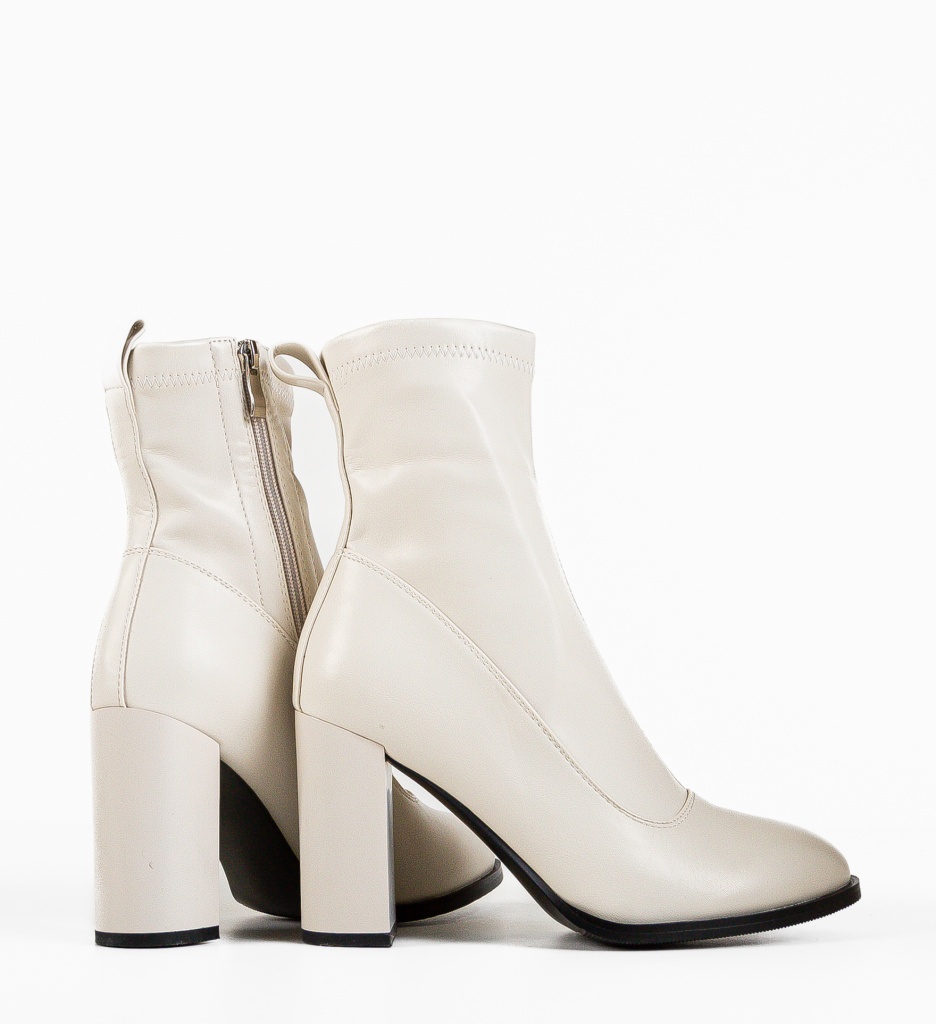 Botine Dama Bej Tagada - Confort Zilnic - imagine 4