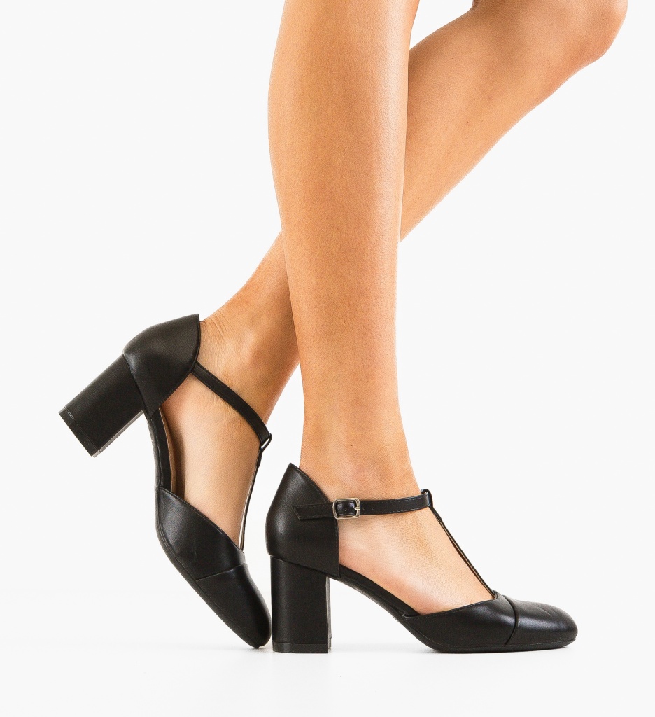 Pantofi Dama Ambe Negri | Toc Eleganți