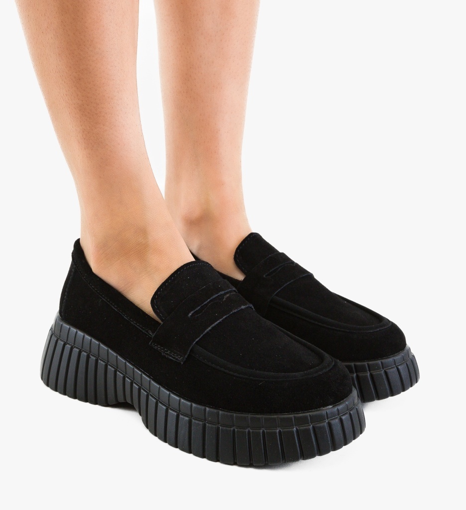 Pantofi Casual Kalte Negri - Confort și Stil - imagine 4