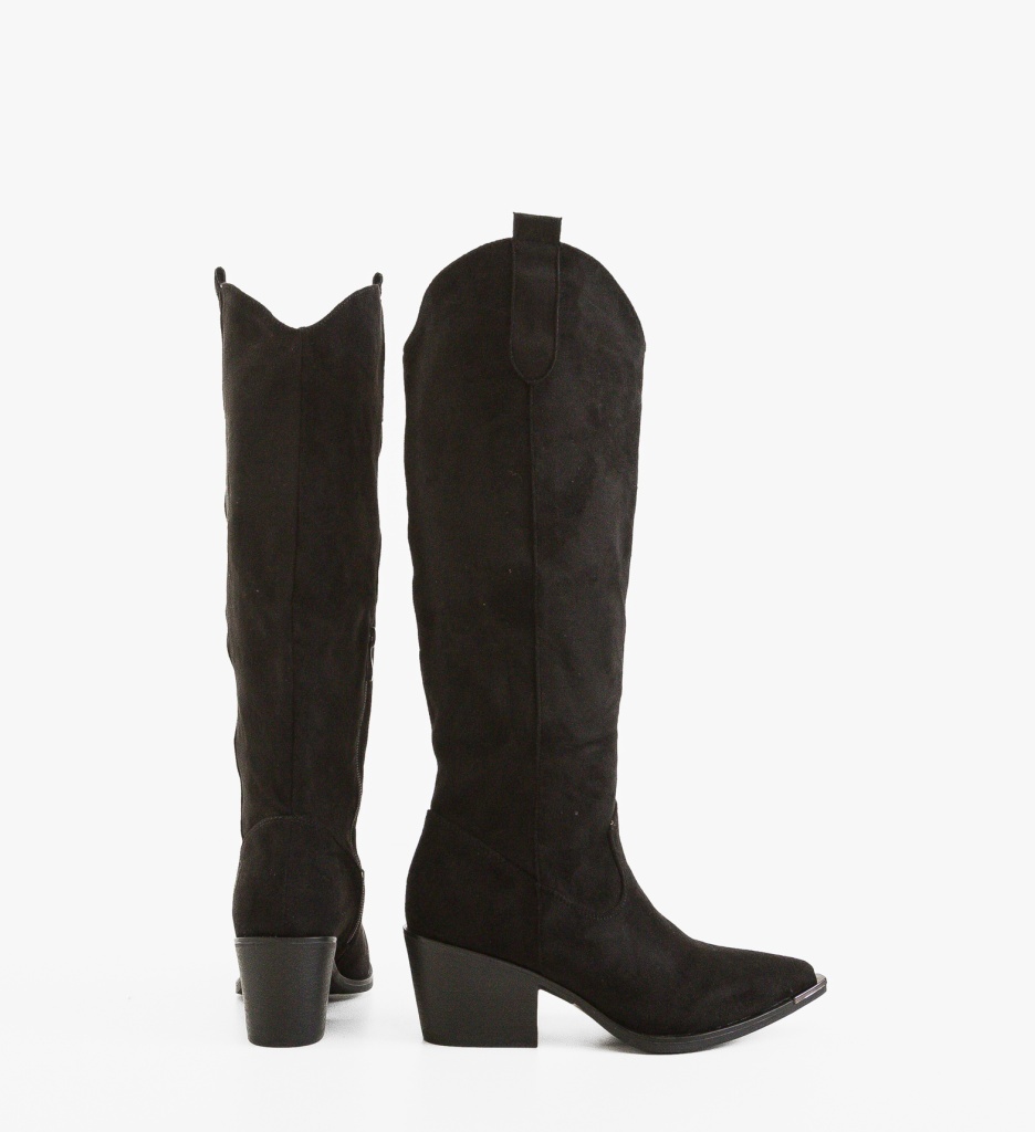 Cizme Spence Negre Depurtat | Stil Urban Elegant - imagine 2