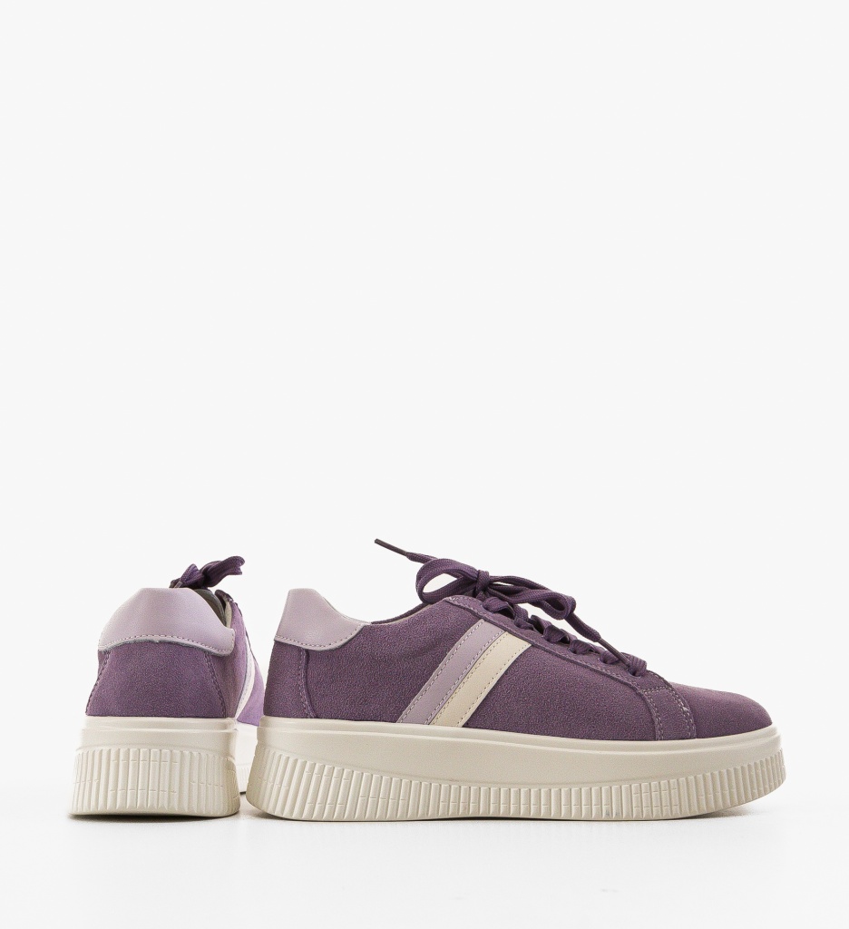 Sneakers Dama Wansa Mov - Confort și Stil - imagine 5