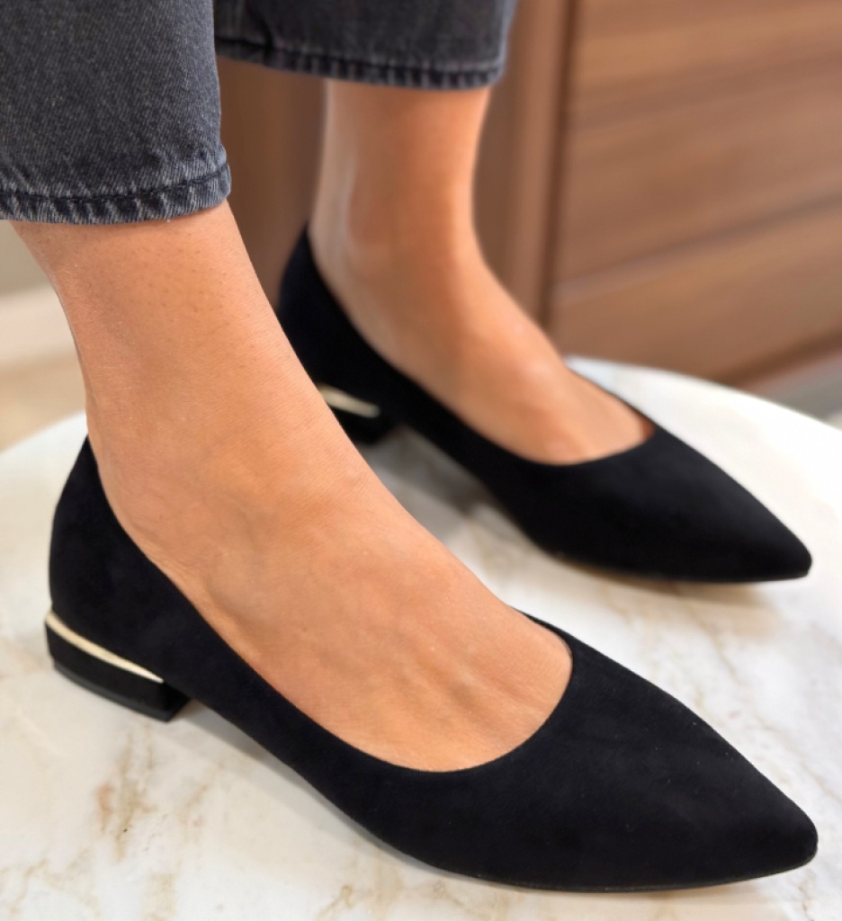 Pantofi Dama Depere Negri Eleganți - imagine 2