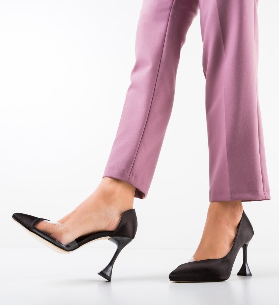 Pantofi Negri cu Toc | Eleganță și Confort - imagine 3