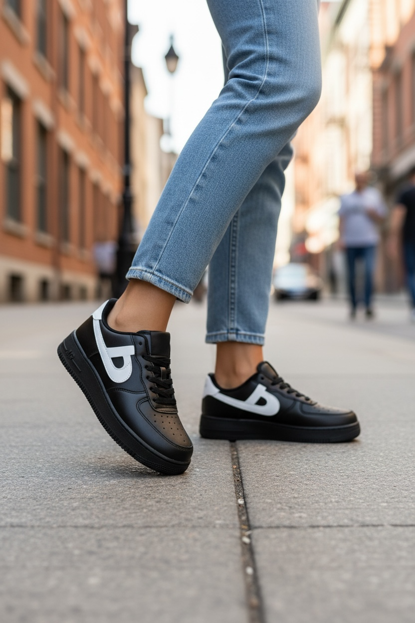 Adidași Dama Negri Casual și Comozi B99