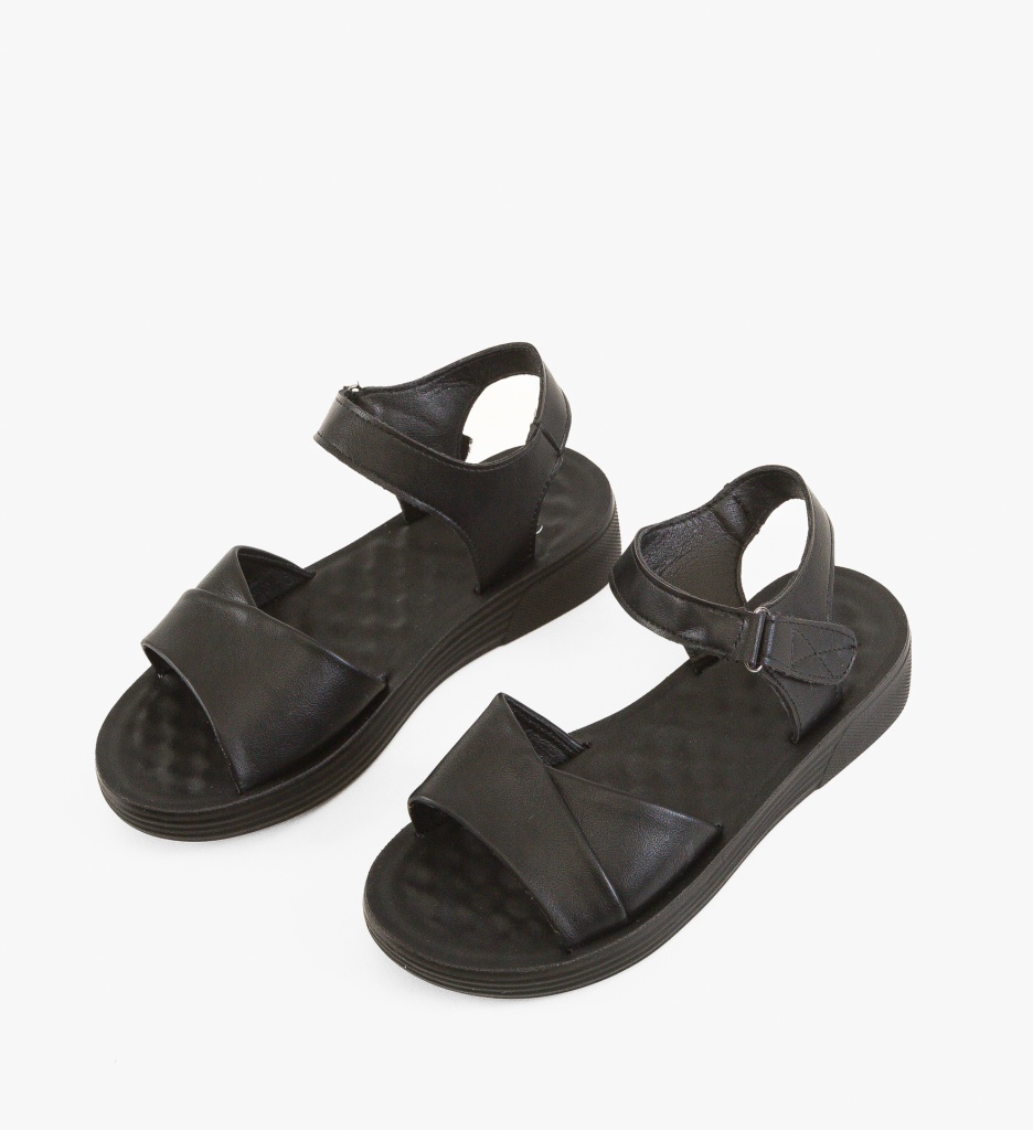 Sandale Dama Ostiria Negre | Eleganță și Confort - imagine 4