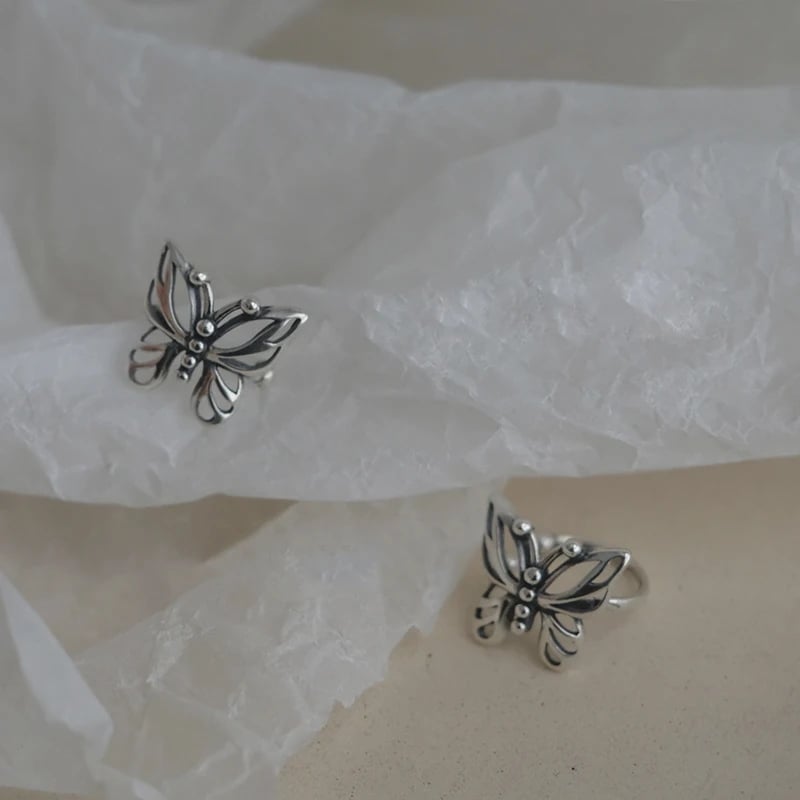 Delis Ear Cuffs Fluture Argint 925 - imagine 2