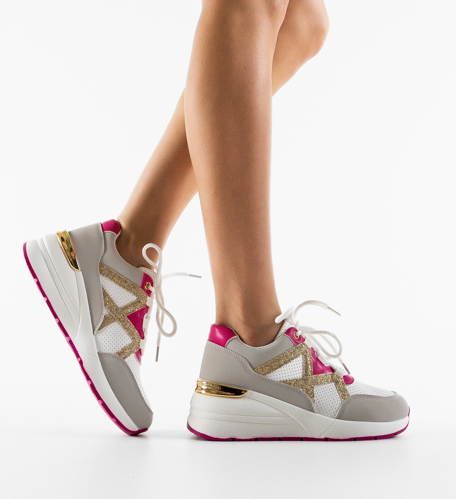 Pantofi Sport Isobel Fuchsia - Confort și Stil - imagine 2