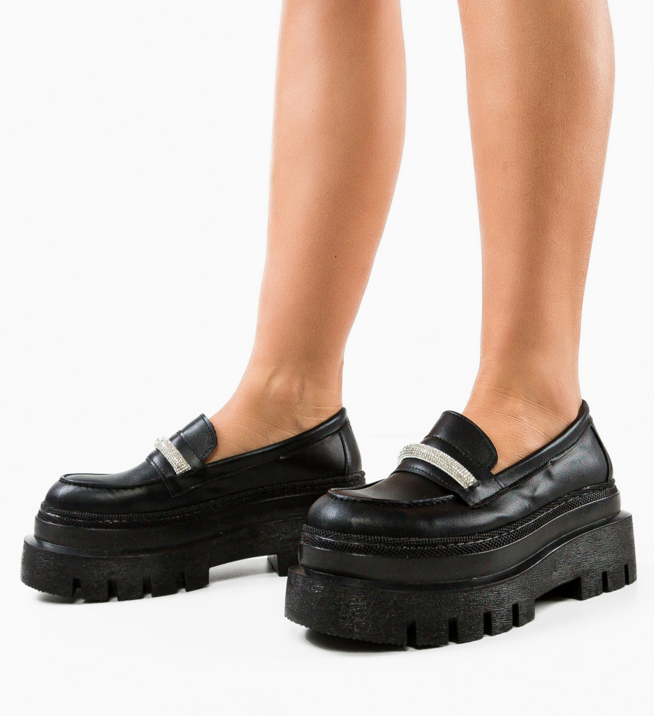Pantofi Casual Skenara Negri - Confort și Stil