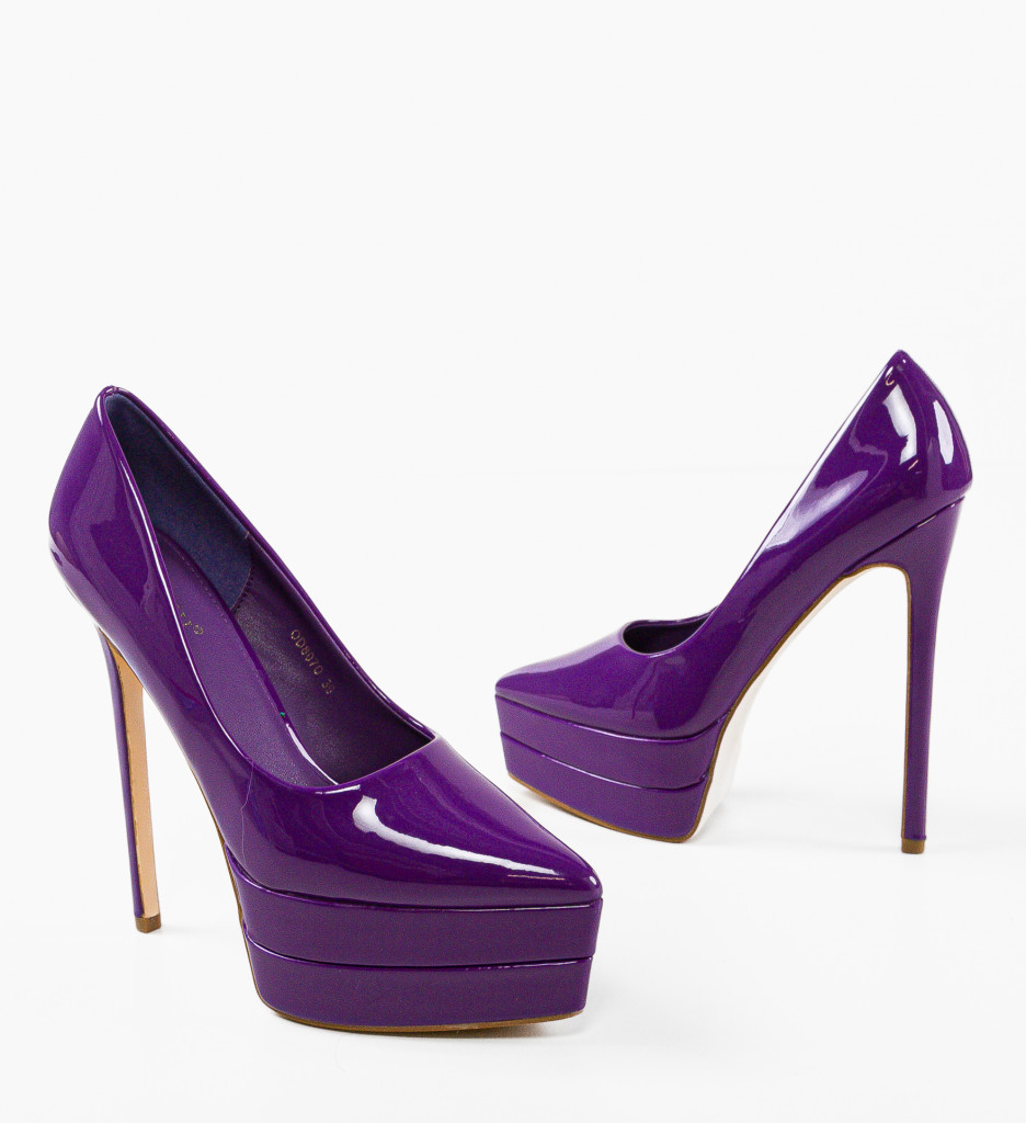 Pantofi Heath Mov | Eleganță și Versatilitate - imagine 8