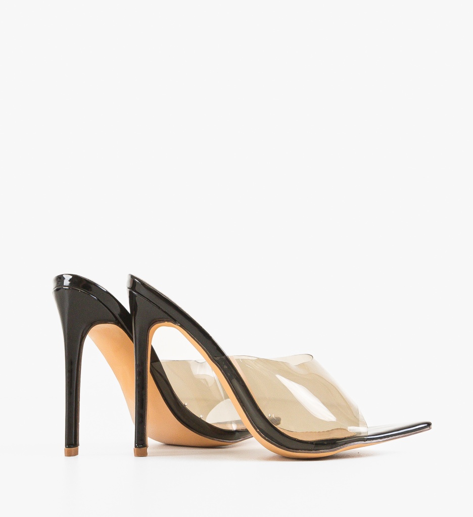 Saboti Dama Javey Negri - Eleganță și Confort - imagine 4