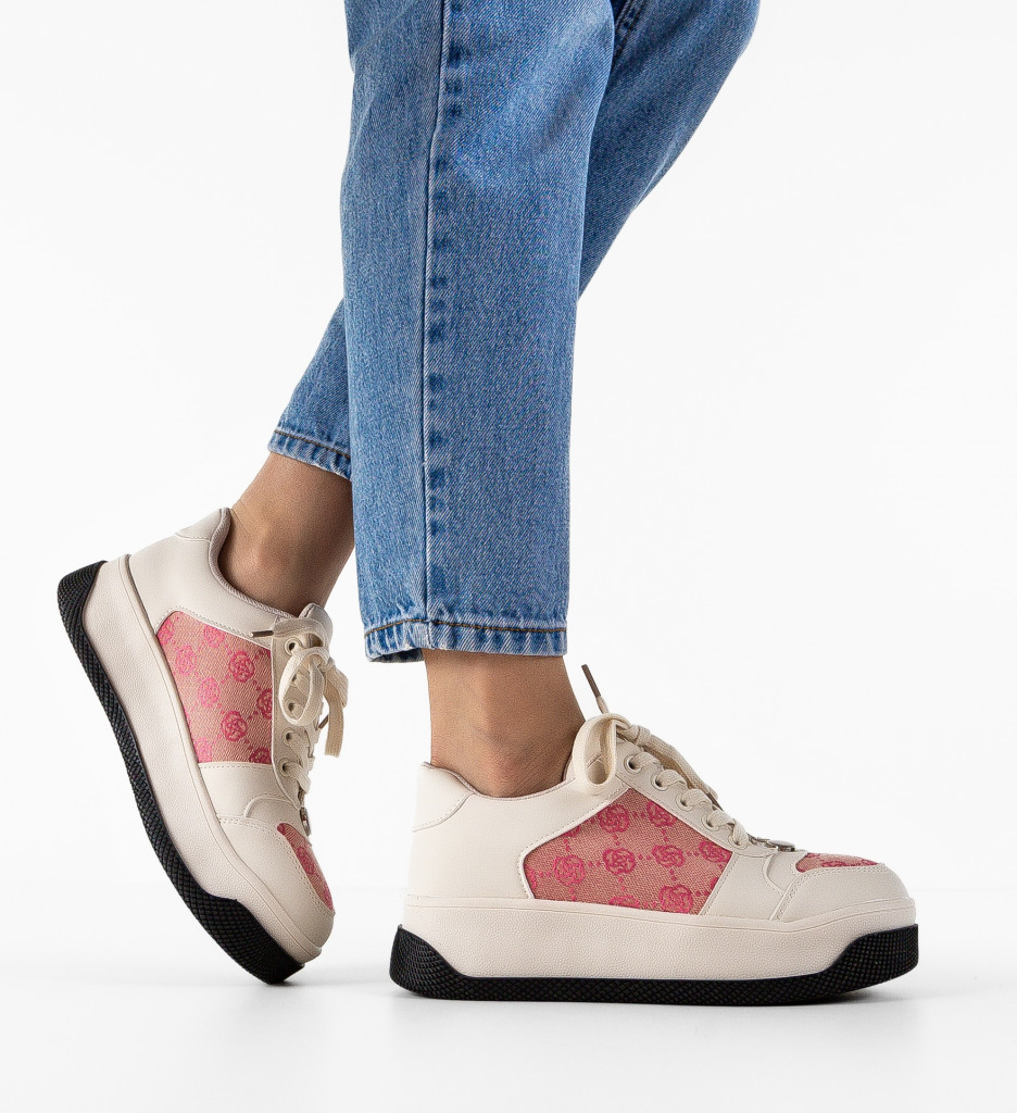 Sneakers Dama Miess Albi - Confort și Stil