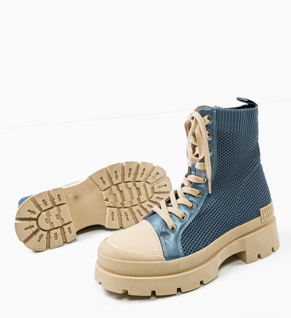 Ghete Dama Marco Albastre - Stil & Confort - imagine 7
