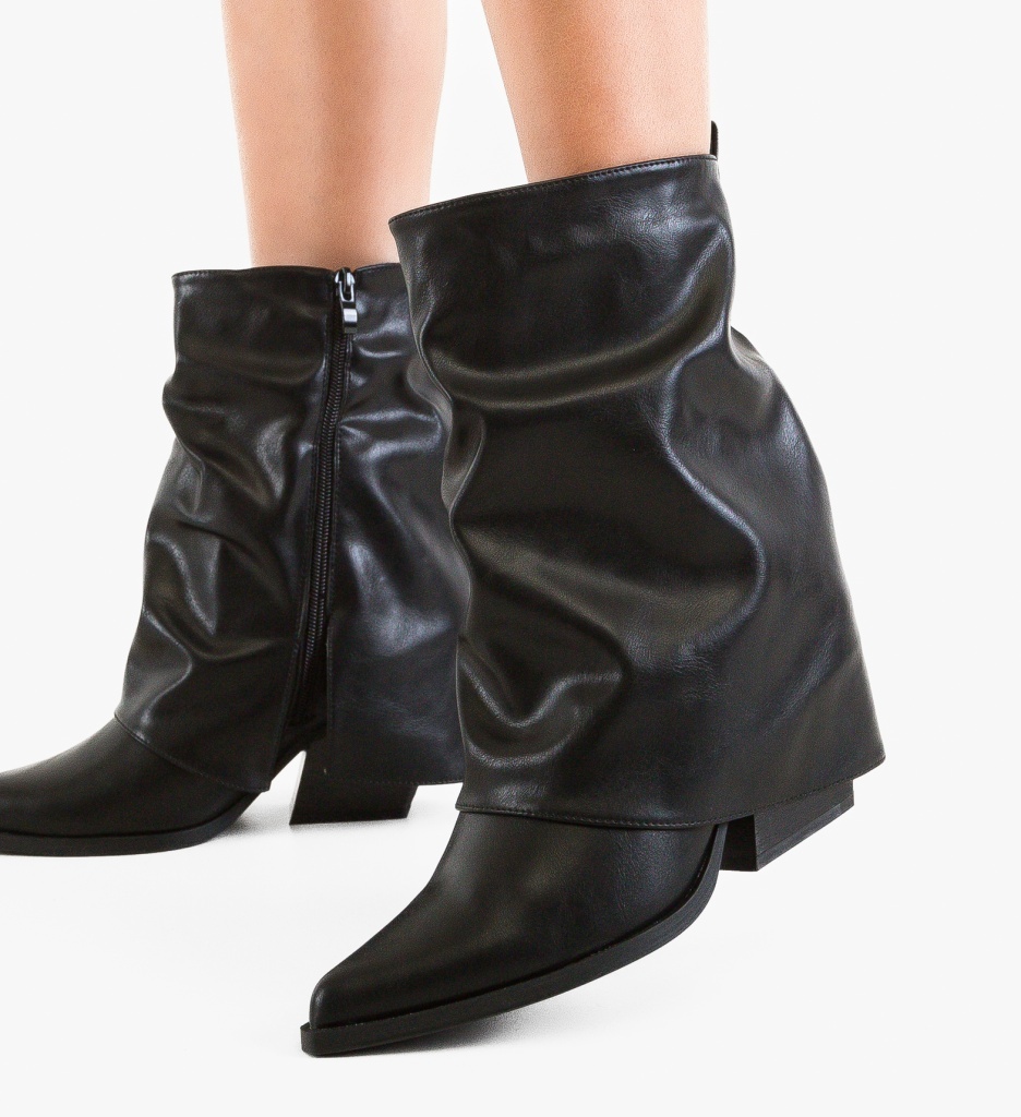 Botine Dama Kreon Negre - Eleganță și Confort - imagine 3