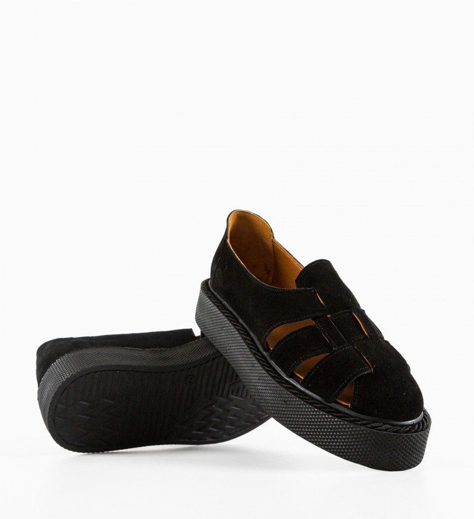 Pantofi Casual Anura Negri - Confort și Stil - imagine 6