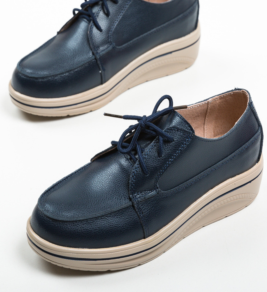 Pantofi Sport Atanom Bleumarin | Confort & Stil - imagine 4