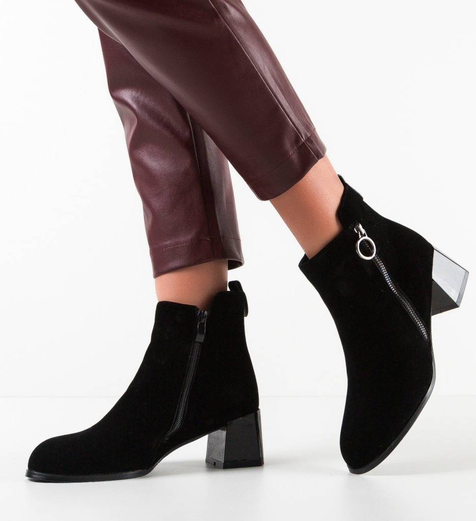 Botine Henrietta Negre | Eleganta pentru Orice Ocazie - imagine 3