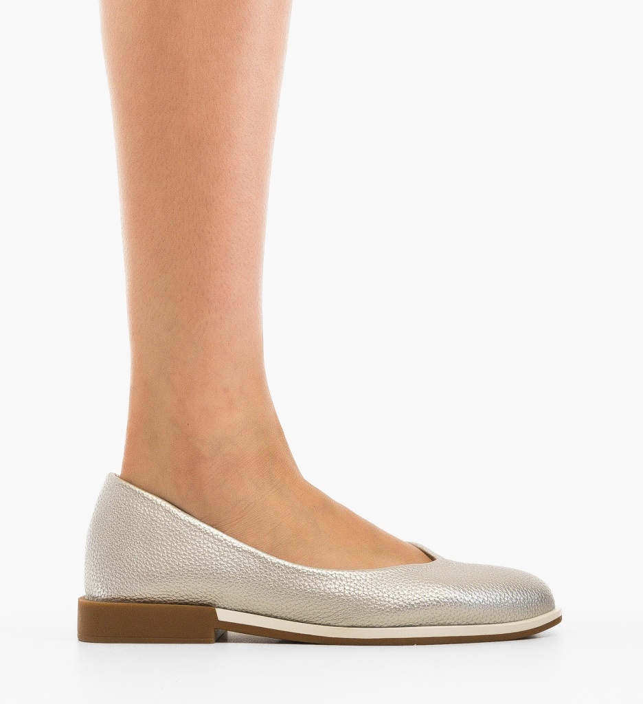 Balerini Argintii Dama - Confort si Eleganta - imagine 6