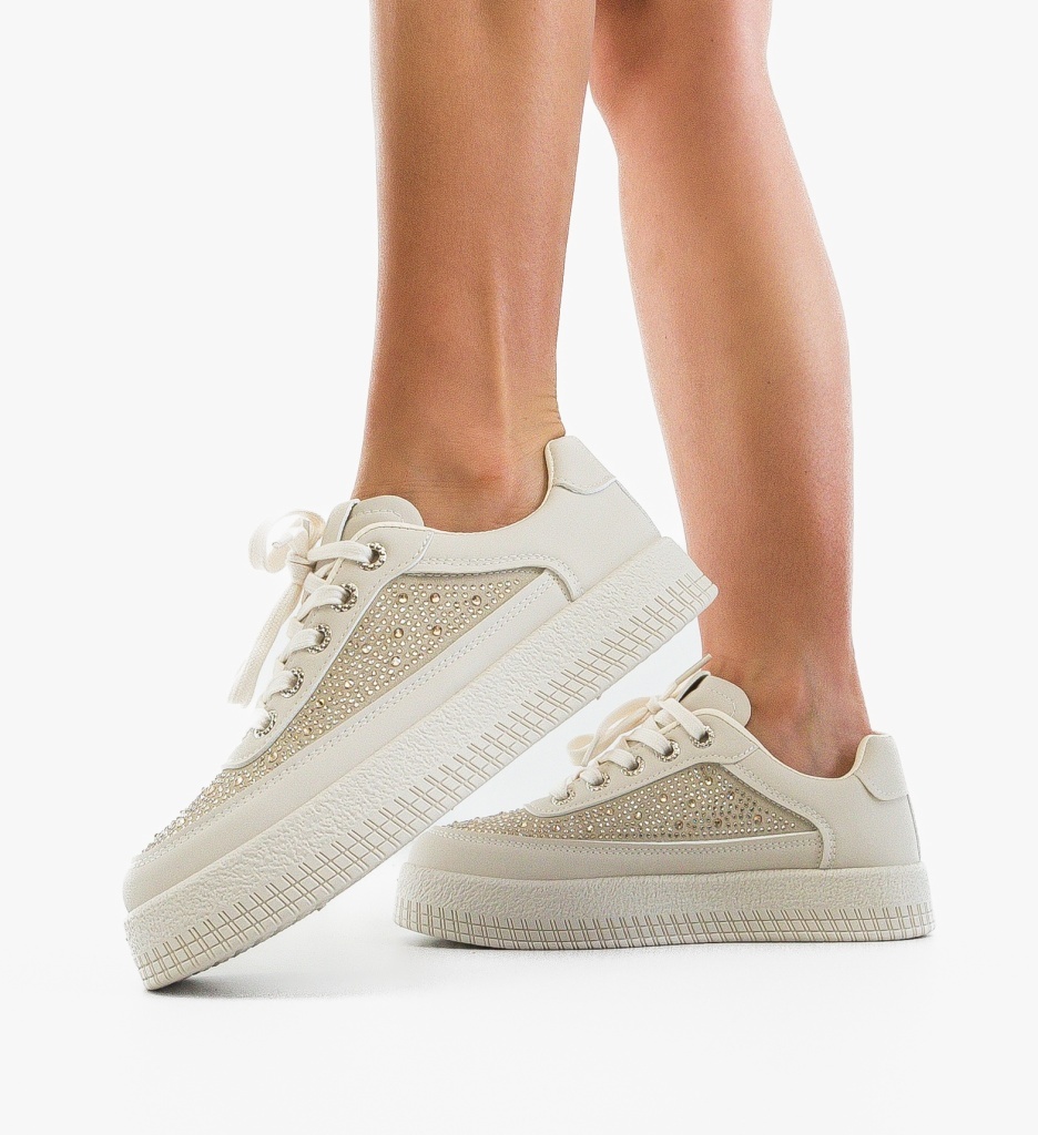 Sneakers Dama Yahay Bej | Confort și Stil