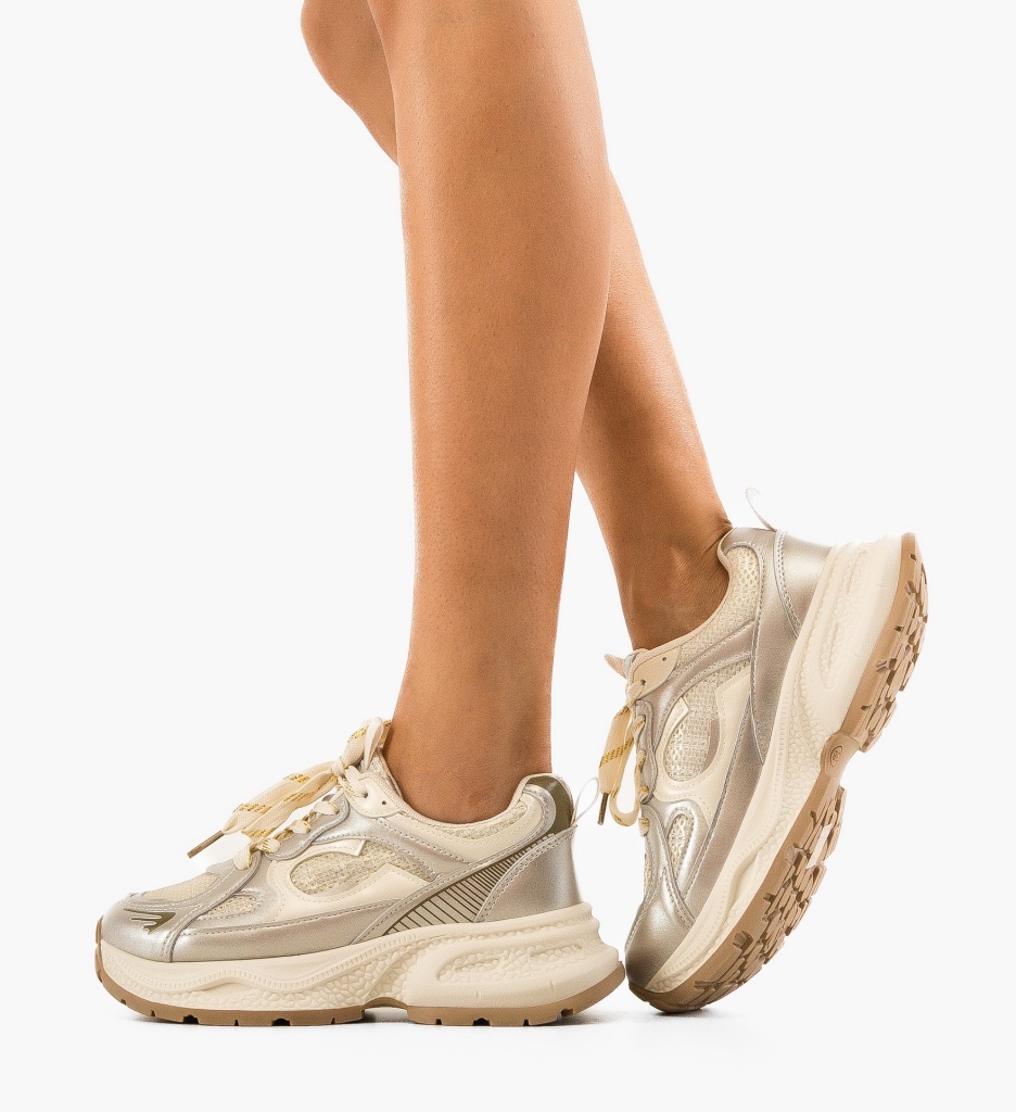 Sneakers Dama Aurii - Confort si Eleganta