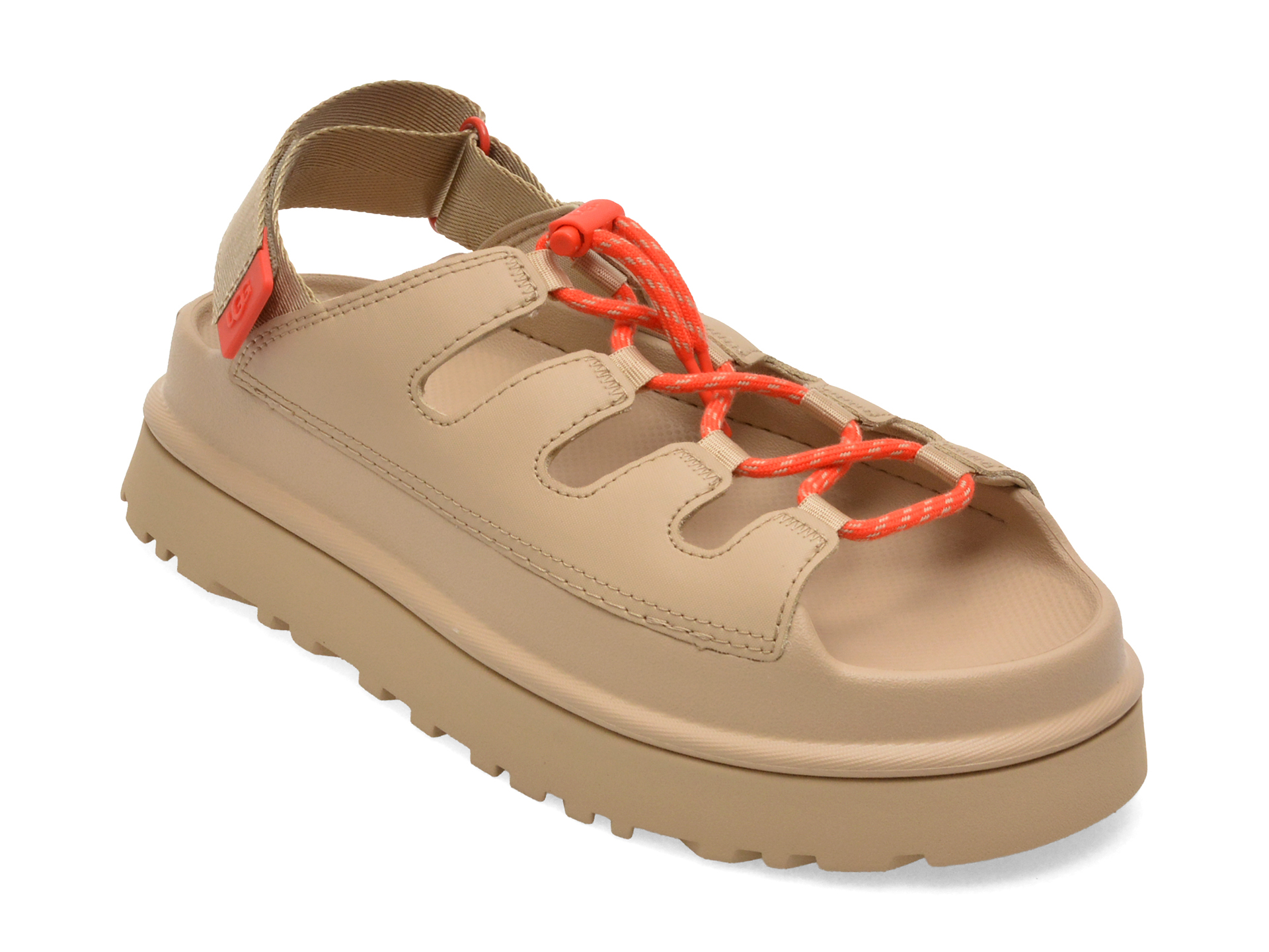 Sandale UGG Goldenglow Toggle Bej Piele Naturală