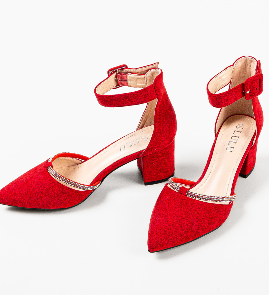 Pantofi Rosii Oficia - Eleganță la Birou - imagine 6