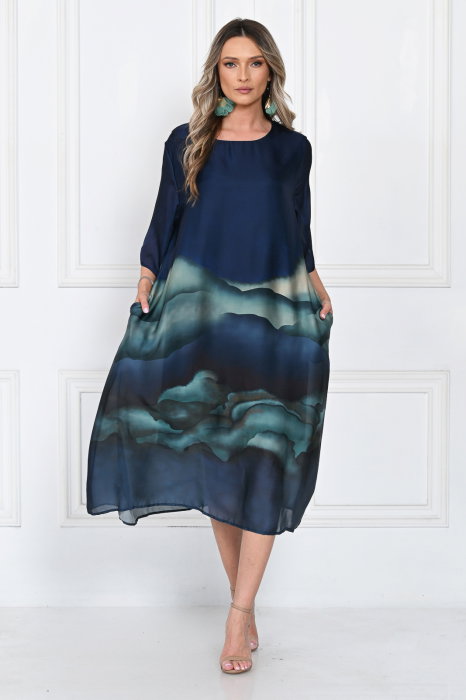 Rochie Eleganta Shopika Satinata A-Line