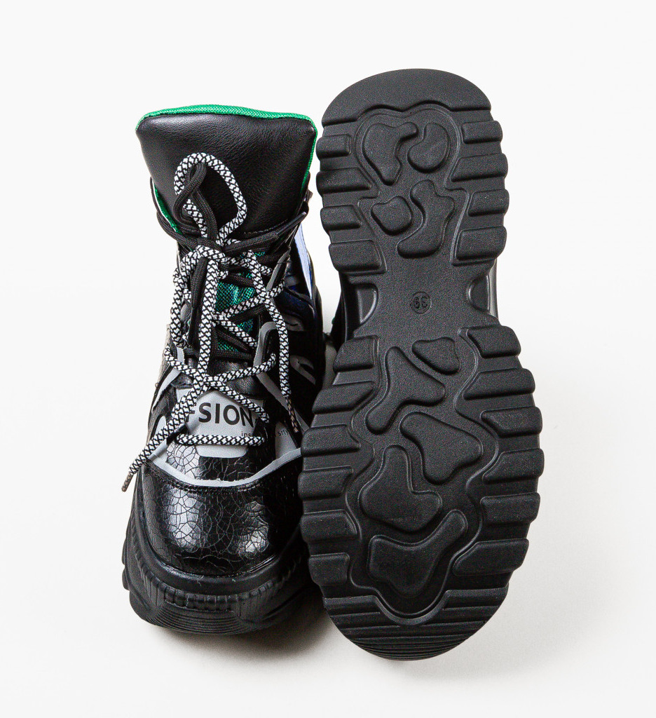 Sneakers Dama Source Negri - Confort Sport - imagine 7