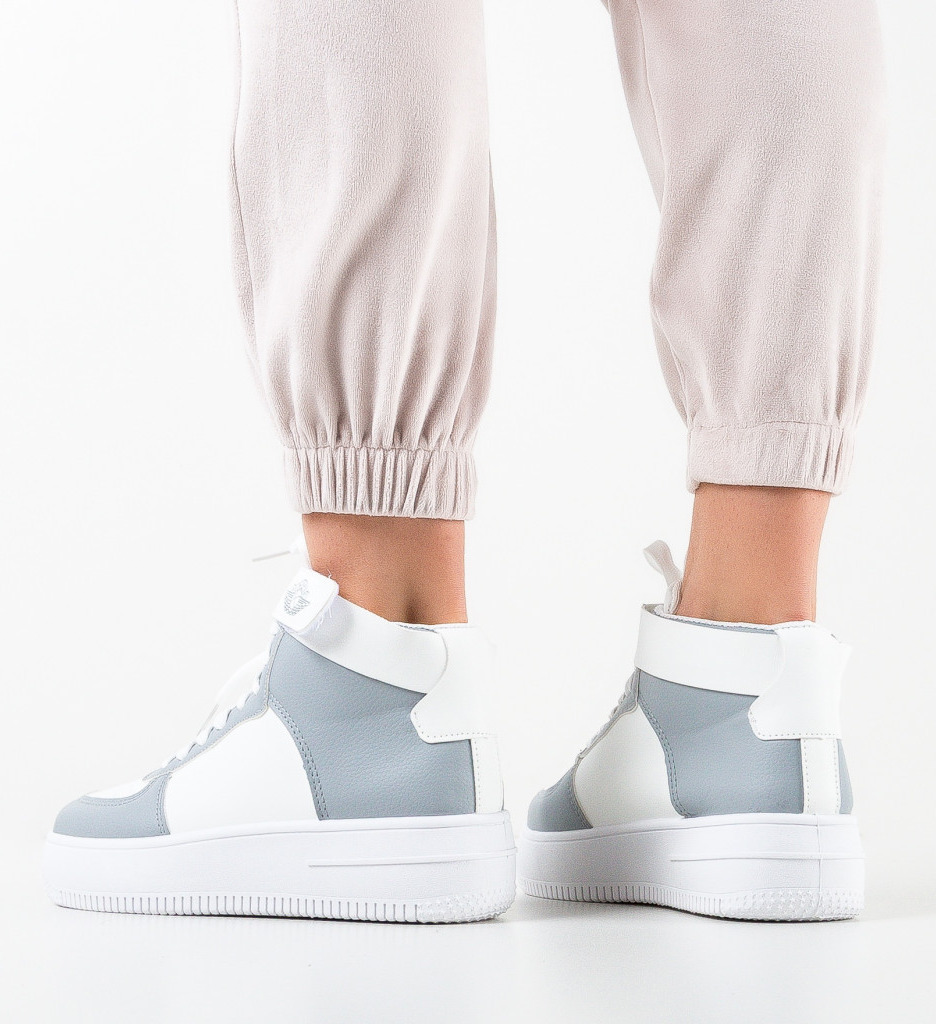 Sneakers Dama Nadir Gri | Confort și Stil - imagine 2