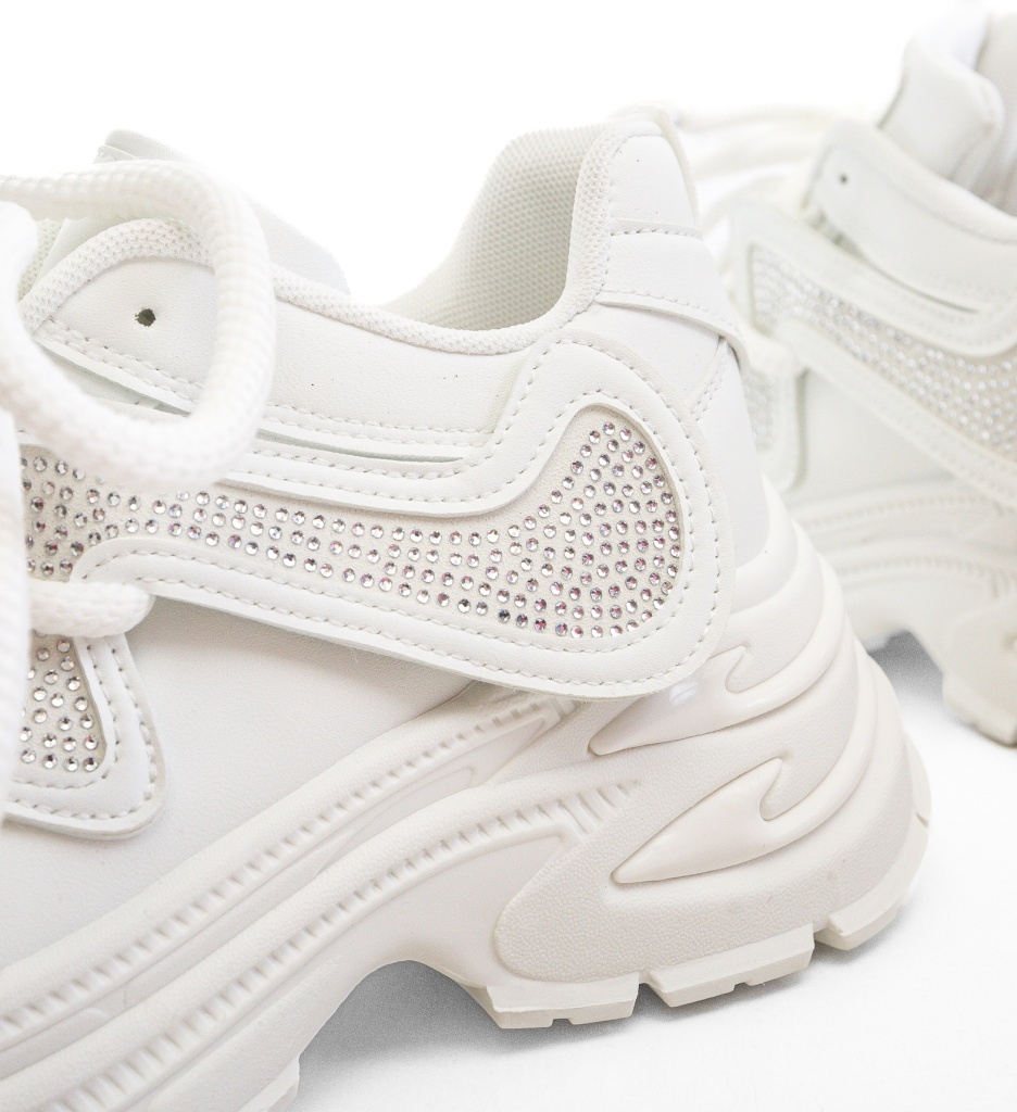 Sneakers Dama Rafe Albi - Confort și Stil - imagine 5