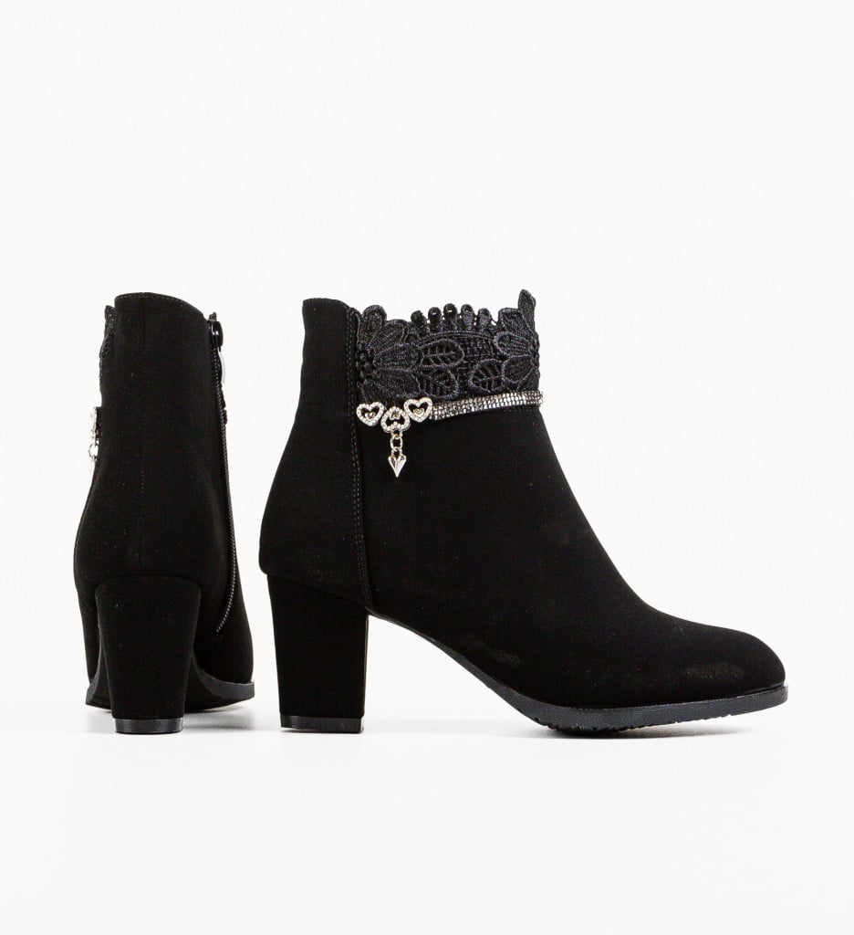 Botine Dama Gail Negre | Confort & Stil Urban - imagine 5