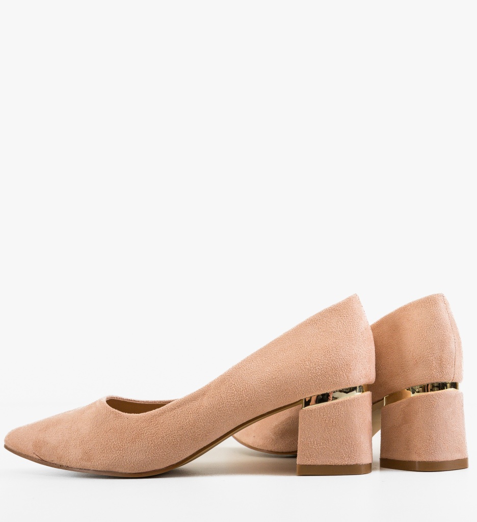 Pantofi Hazmelo Roz cu Toc - Eleganță și Stil - imagine 5