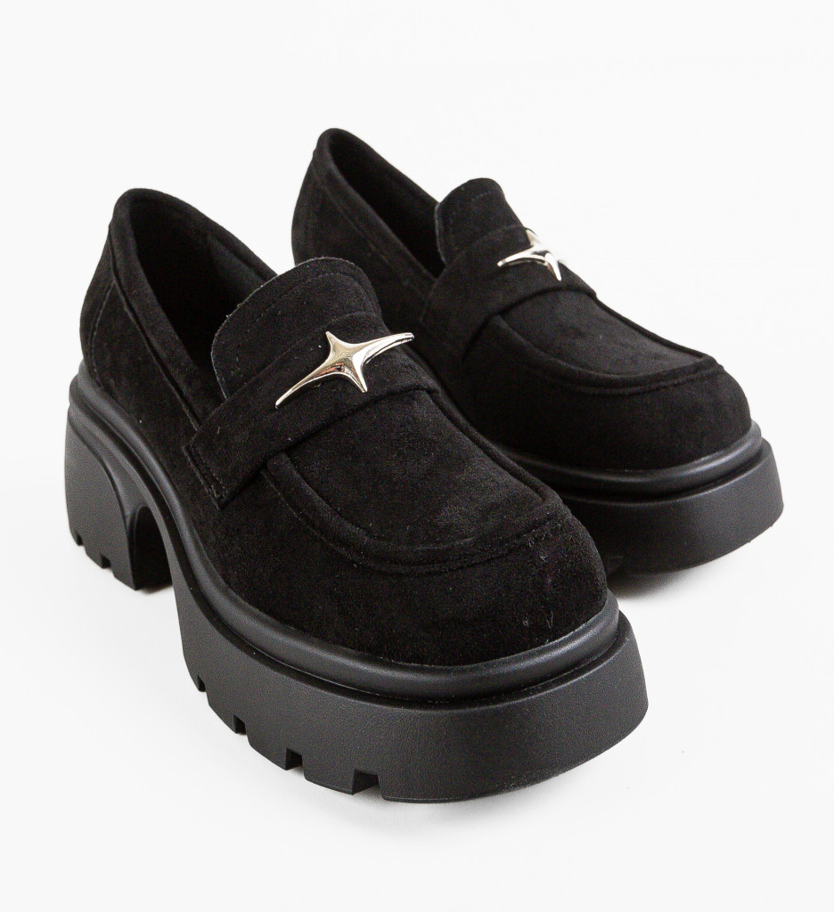 Pantofi Casual Dama Stelar Negri - Confort și Stil - imagine 8