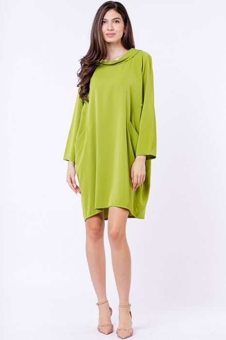 Rochie Verde Eleganta Shopika | Buzunare