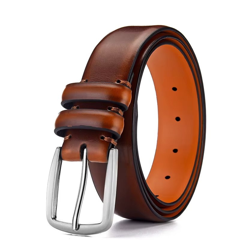 Curea Eleganta Barbati Delis Piele Naturala - imagine 3