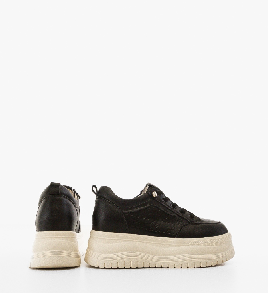 Sneakers Dama Zeland Negri - Confort și Stil - imagine 3