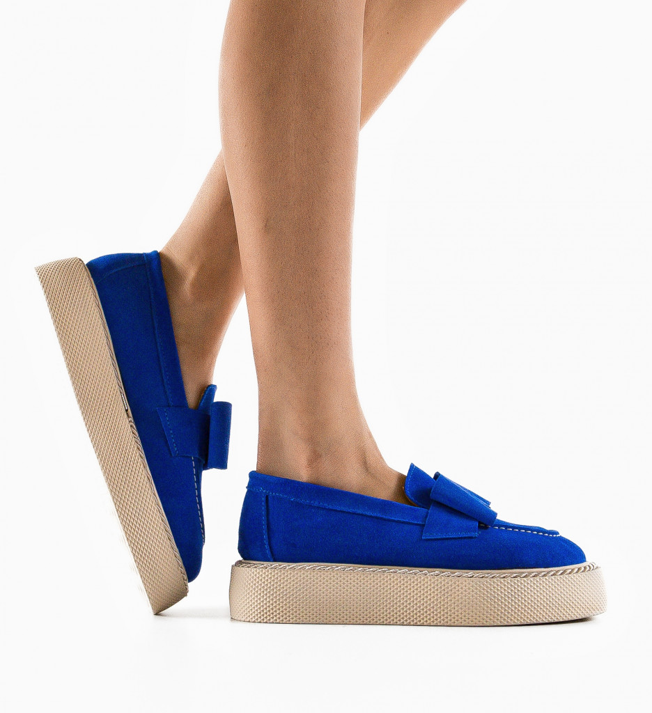 Pantofi Casual Kivu Albastri - Confort și Stil