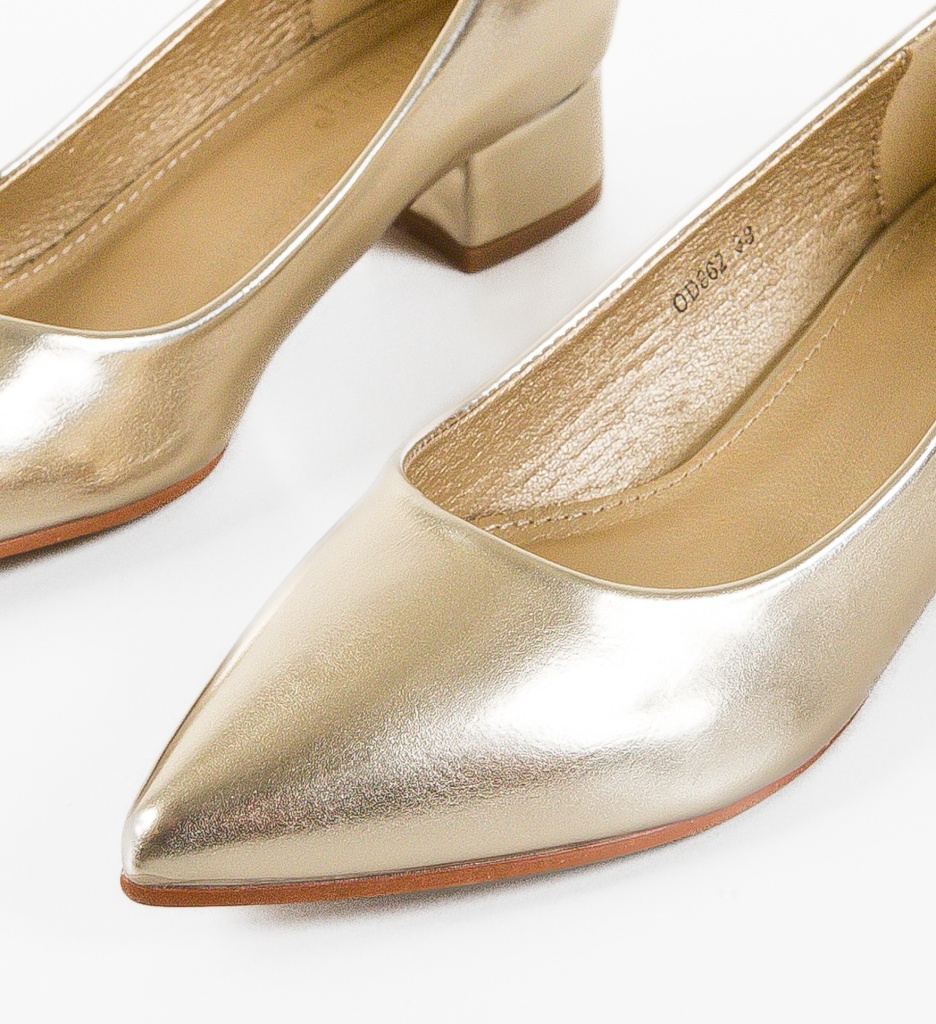 Pantofi Dama Jejana Aurii cu Toc Elegant - imagine 6