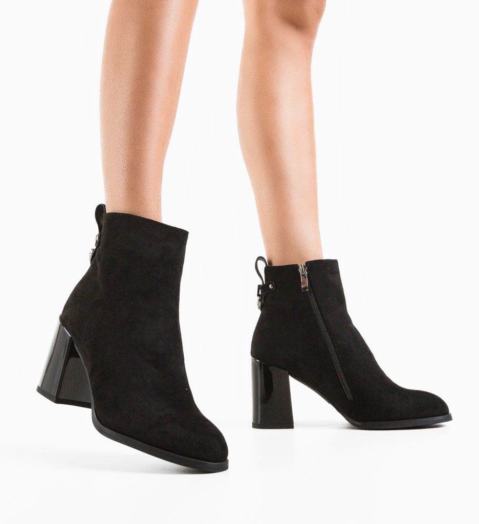 Botine Dama Montana Negre - Stil și Confort - imagine 3