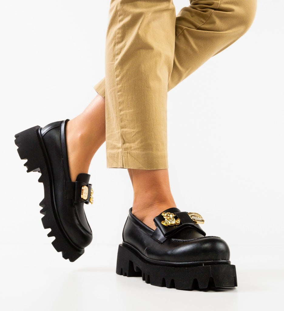 Pantofi Casual Berry Negri - Confort și Stil - imagine 4