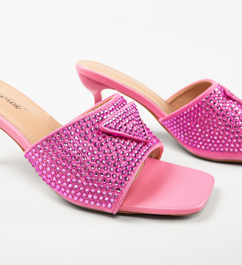 Saboti Dama Davila Roz - Eleganță și Confort - imagine 8