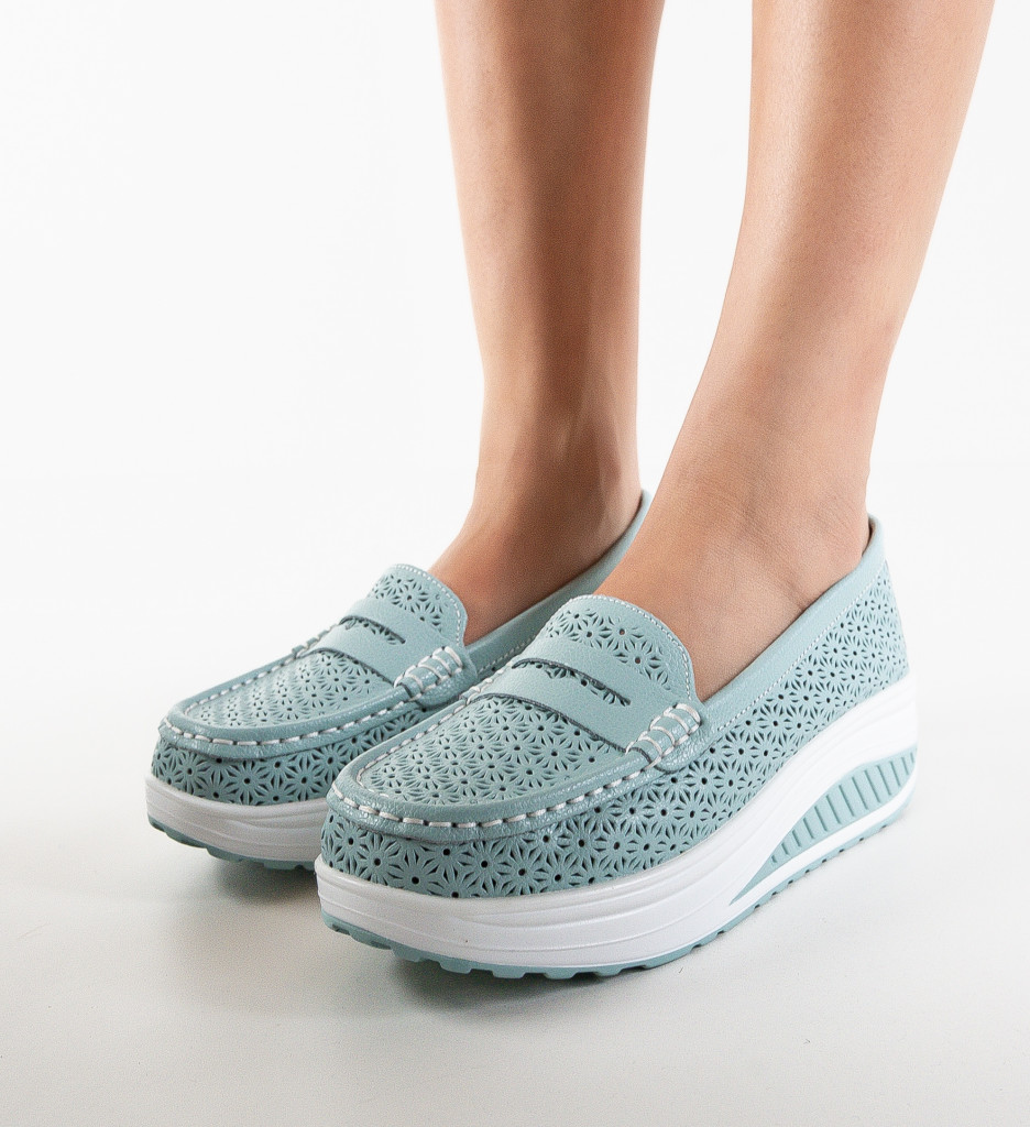 Pantofi Casual Fyrya Verzi - Confort și Stil - imagine 3