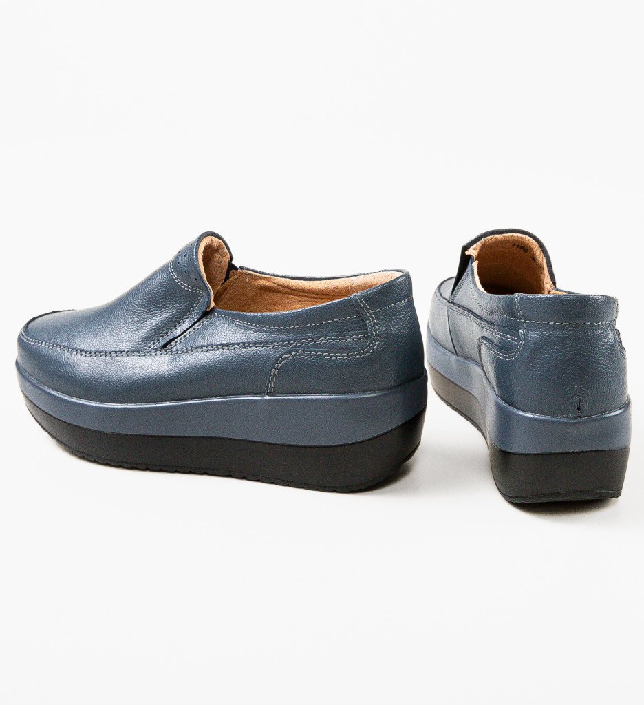 Pantofi Freeman Gri - Confort Casual Zilnic - imagine 6