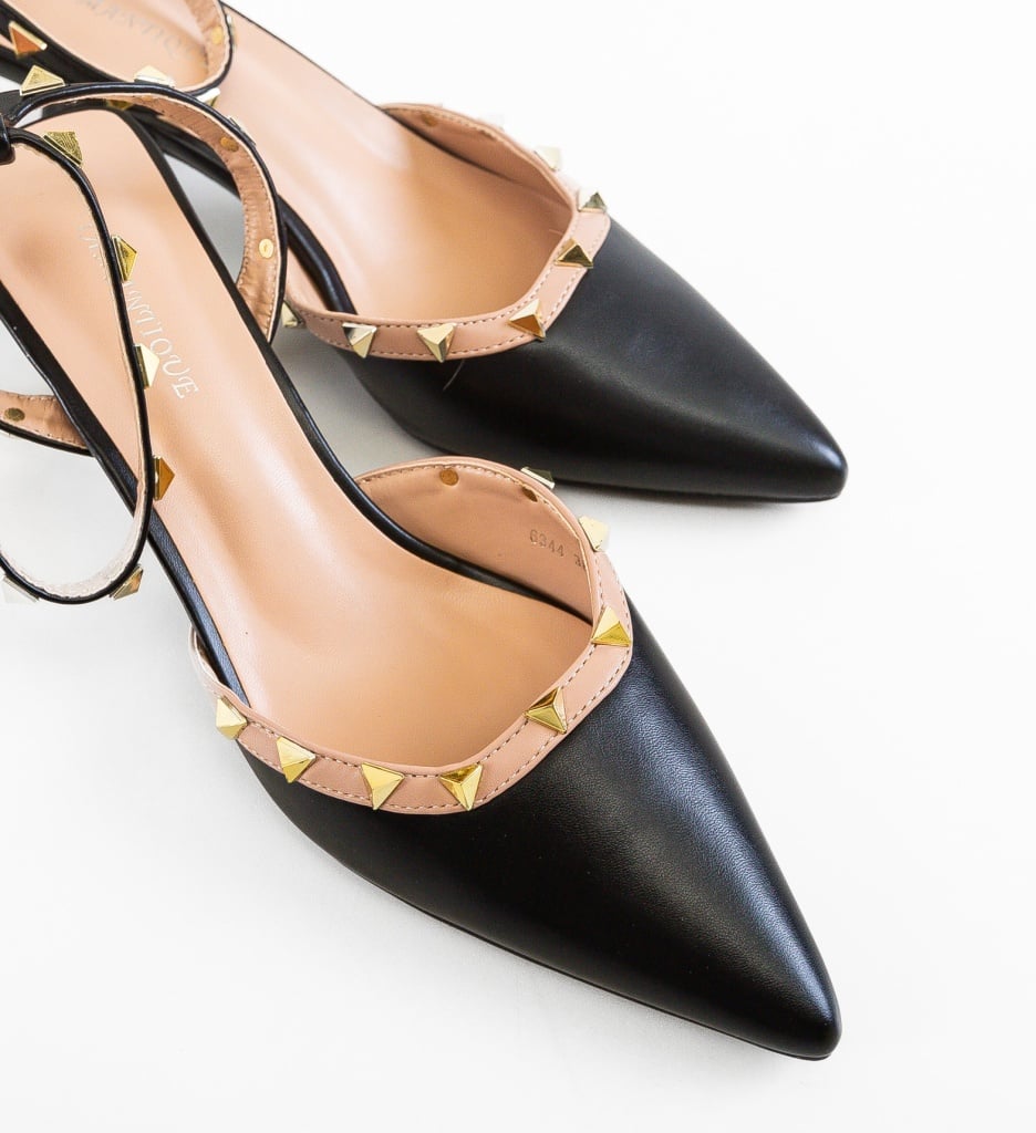 Pantofi dama Uabare Negri eleganți - imagine 5