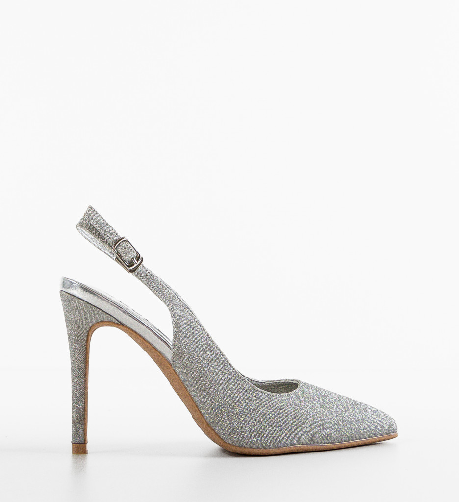 Pantofi Dama Yoder Argintii Eleganță și Stil - imagine 5