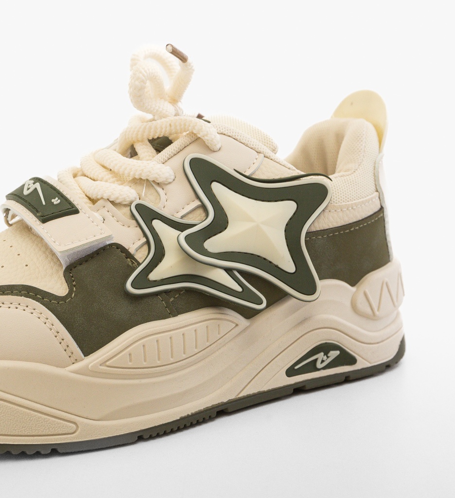 Sneakers Dama Jyothi Verzi | Confort & Stil - imagine 5