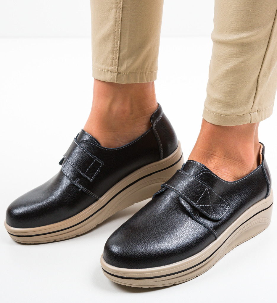 Pantofi Casual Onionte Negri | Versatilitate Zilnică - imagine 3