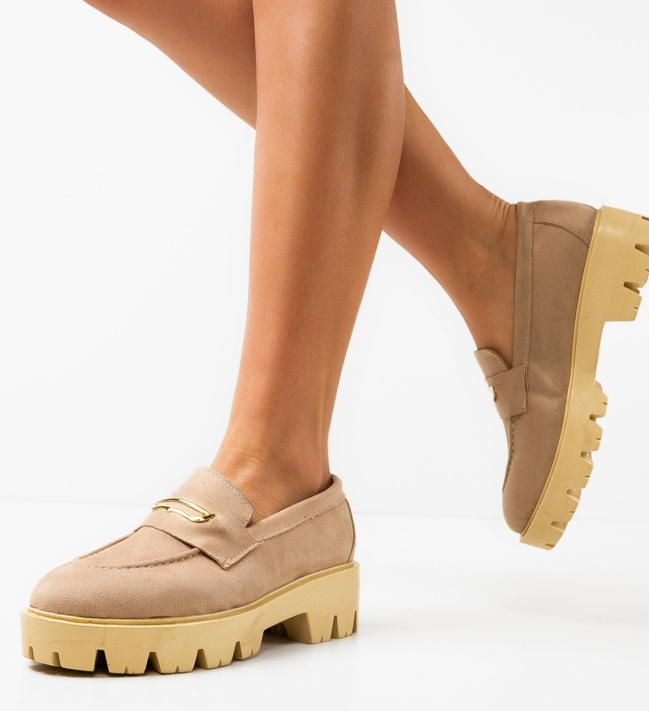 Pantofi Casual Beikrols Bej - Confort și Stil