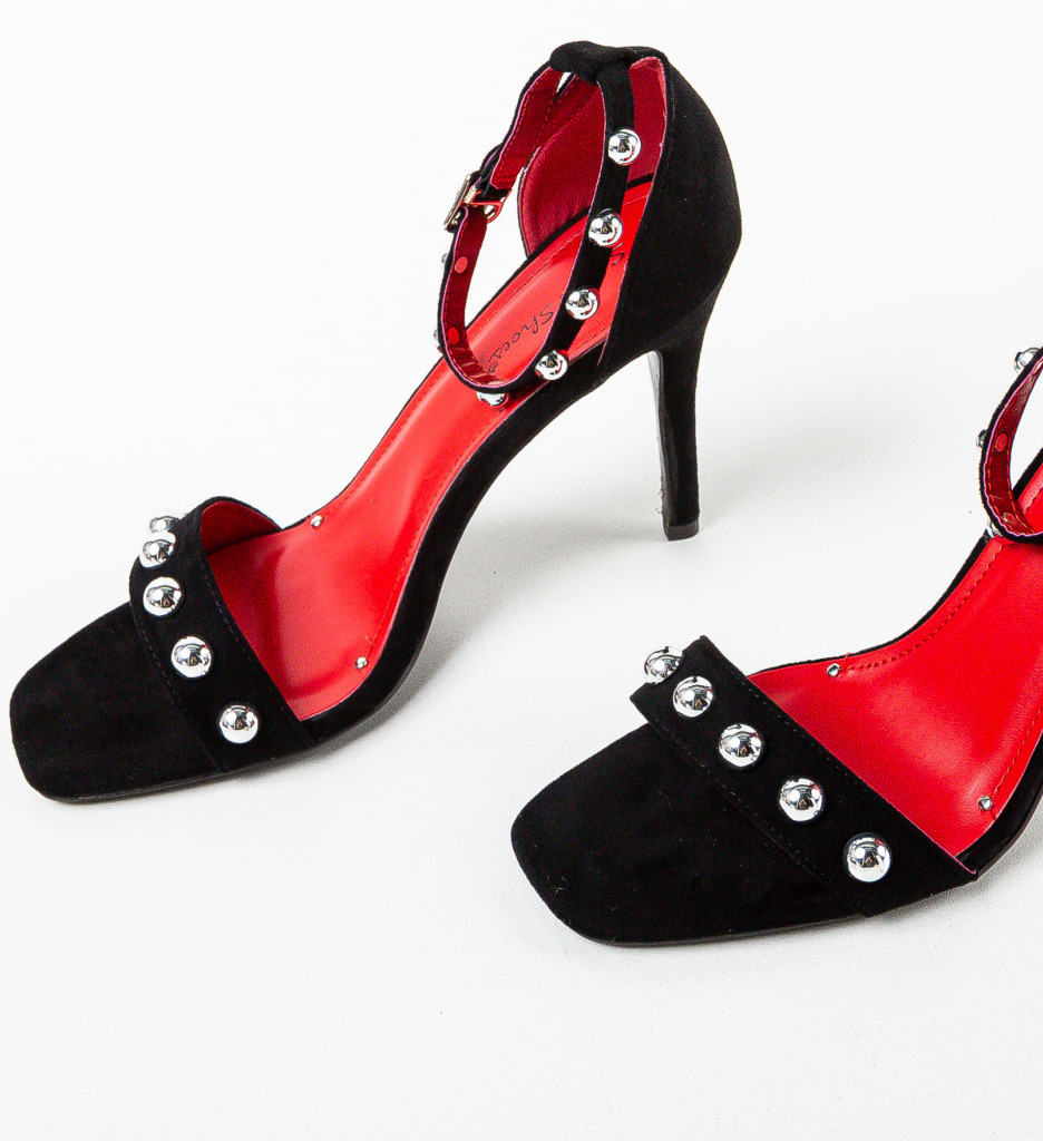 Sandale Toc Baird Negre | Stil Feminin - imagine 6