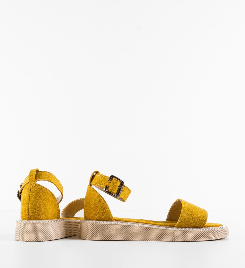 Sandale Dama Galbene Elegante Habyat - imagine 10